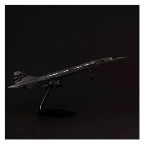 PENGJ Ferngesteuertes Flugzeug Maßstab 1:125 Druckguss Airways Concorde Flugzeug Airbus Mit Licht Und Rädern Spielzeugflugzeug-Display(with Light) von PENGJ