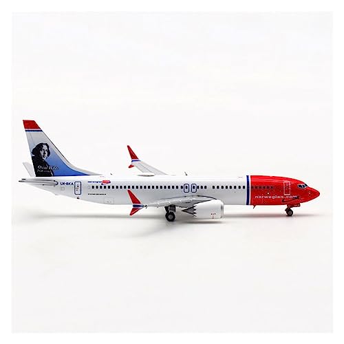 PENGJ Ferngesteuertes Flugzeug Maßstab 1:400, B737-8MAX LN-BKA, Norwegische Fluggesellschaften, Flugzeuge, Modellflugzeuge, Legierungsflugzeuge, Flugzeug-Sammelmodellsammlung von PENGJ