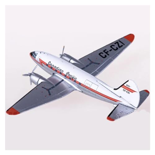 PENGJ Ferngesteuertes Flugzeug Maßstab 1:400 AC411182 CP Pacific Airlines Curtiss C-46 CF-CZI Metallflugzeugmodell, Spielzeug Für Jungen von PENGJ