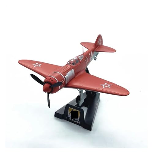 PENGJ Ferngesteuertes Flugzeug Maßstab 1:72, Sowjetunion LA7-Kampfflugzeugmodell Aus Dem Zweiten Weltkrieg, Fertiges Ornamentspielzeug 36334 von PENGJ