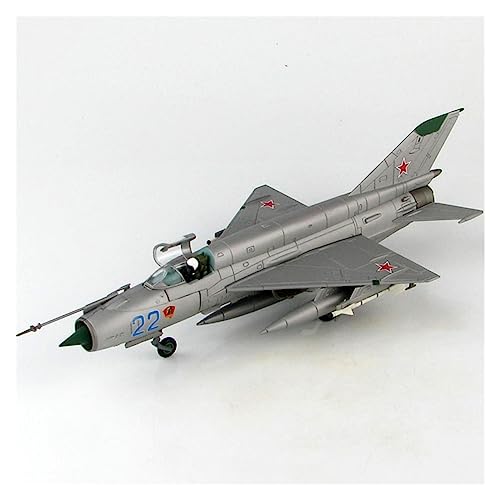 PENGJ Ferngesteuertes Flugzeug Maßstab 1:72 Für Die Luftwaffe Der Sowjetunion MIG-21 MIG21SMT Kampfflugzeug Der Luftwaffe Aus Druckguss, Flugzeugmodell, Legierung, AirlineToy von PENGJ