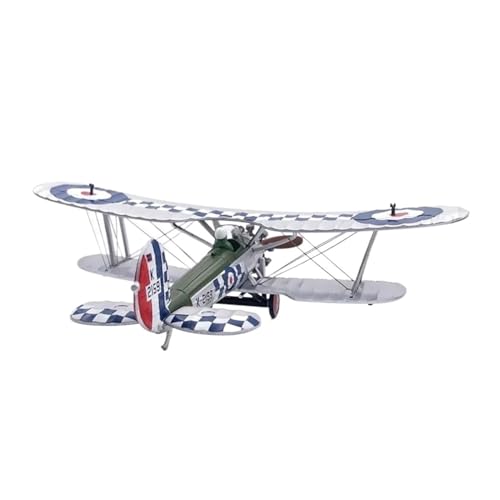 PENGJ Ferngesteuertes Flugzeug Maßstab 1:72 Red Baron SE.5a Spade Bristol Bulldog Biplane Propeller Fighter Flugzeugmodell Aus Druckgussmetall(C) von PENGJ