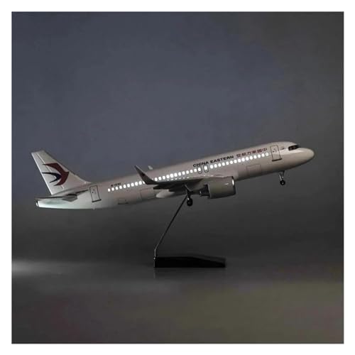 PENGJ Ferngesteuertes Flugzeug Maßstab 1:80, 47 cm, Flugzeug A320 Neo, China Eastern Airlines, Spielzeug, Kunstharz, Flugzeugmodelle(W light) von PENGJ