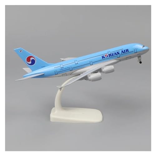 PENGJ Ferngesteuertes Flugzeug Metallflugzeugmodell, 20 cm, 1:400, Französische A380, Metallnachbildung, Legierungsmaterial, Luftfahrtdekoration(J) von PENGJ