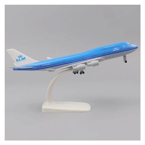 PENGJ Ferngesteuertes Flugzeug Metallflugzeugmodell 20 cm 1:400 Air Force - B747 Metalllegierungsmaterial Mit Fahrwerksverzierungen(G) von PENGJ