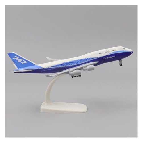 PENGJ Ferngesteuertes Flugzeug Metallflugzeugmodell 20 cm 1:400 Air Force - B747 Metalllegierungsmaterial Mit Fahrwerksverzierungen(J) von PENGJ