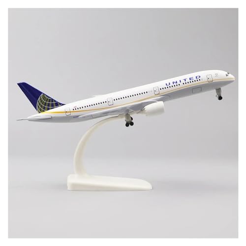 PENGJ Ferngesteuertes Flugzeug Metallflugzeugmodell 20 cm 1:400 Aserbaidschan B787 Mit Fahrwerksrädern Ornament Geburtstagsgeschenk(E) von PENGJ