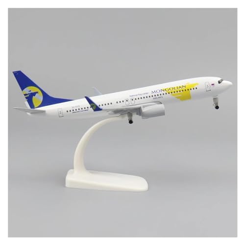 PENGJ Ferngesteuertes Flugzeug Metallflugzeugmodell 20 cm 1:400 Happy Air B737 Mit Fahrwerk Spielzeug Sammlerstücke Geburtstagsgeschenke(H) von PENGJ