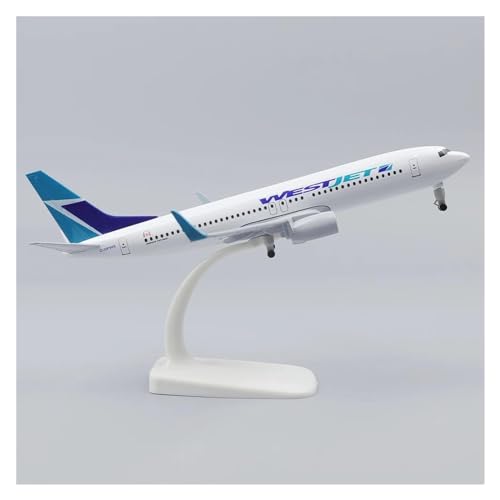 PENGJ Ferngesteuertes Flugzeug Metallflugzeugmodell 20 cm 1:400 Happy Air B737 Mit Fahrwerk Spielzeug Sammlerstücke Geburtstagsgeschenke(K) von PENGJ