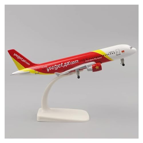 PENGJ Ferngesteuertes Flugzeug Metallflugzeugmodell 20 cm 1:400 Jetstar A320 Metallnachbildung Legierungsmaterial Luftfahrtspielzeug(J) von PENGJ