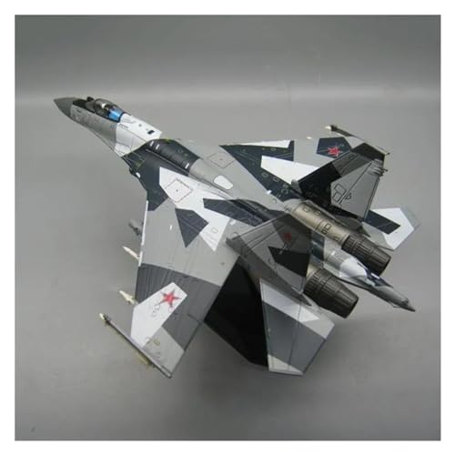 PENGJ Ferngesteuertes Flugzeug Militärmodellspielzeug Im Maßstab 1:100 SU-35 Fighter Navy Army Air Force Druckguss-Metallflugzeug-Modellspielzeug von PENGJ