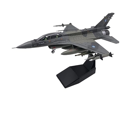 PENGJ Ferngesteuertes Flugzeug Simulation 1/72 F16D Kämpfer Modell Mit Display Stand Luftfahrt Gedenken Desktop Dekoration Flugzeug Modell Für Schlafzimmer TV Schrank von PENGJ