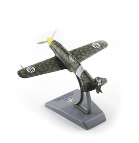 PENGJ Ferngesteuertes Flugzeug Simulation C.202 Italien Flugzeug Modell 10 cm Legierung Metall Flugzeug Flugzeug Maßstab 1:100 Dekoration Ornamente(Hellgrün) von PENGJ