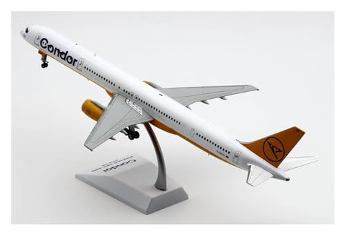 PENGJ Ferngesteuertes Flugzeug XX20336 - Wings 1:200 - Airlines Boeing B757-300 Diecast Aircraft Jet Model D-ABON Mit Ständer von PENGJ