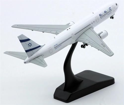 PENGJ Ferngesteuertes Flugzeug XX4170 JC Wings 1:400 EL AL Airlines Boeing B767-300ER Druckguss-Flugzeugmodell 4X-EAL Mit Ständer von PENGJ