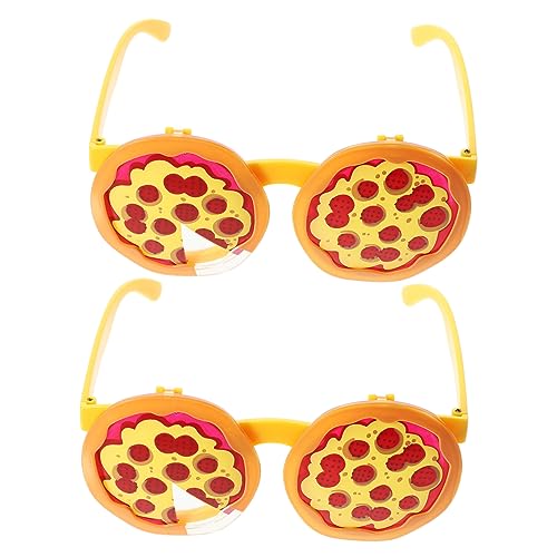 PENGYONBR 2 stücke Pizza Brille Party Brille Cosplay Party Brillen Lustige Brille/3 von PENGYONBR