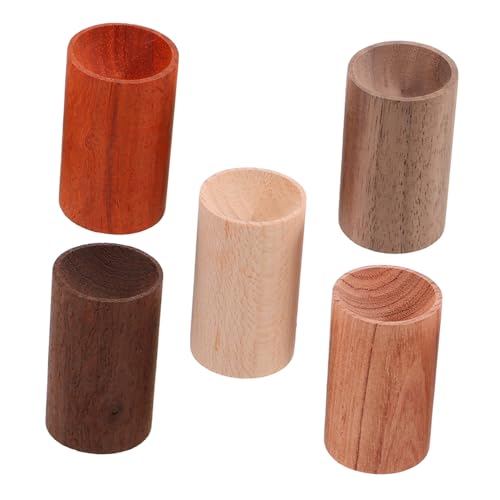 PEPLAYTAL 5 Stück Ätherisches Öl Diffusor Holz Rund Holz Aromatherapie Diffusor Für Auto, Zuhause Und Büro von PEPLAYTAL