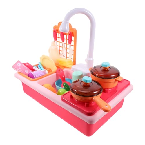 1 Satz geschirrspüler für Kitchen Set for spülbecken für kinderküche Eisspielzeug für Küchengeräte Simulation Küchenspüle Kinderspielzeug PERSELOSO von PERSELOSO