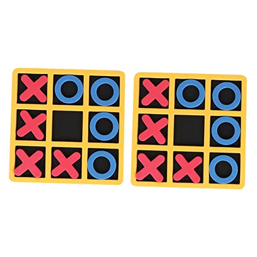 PERSELOSO 1 Satz 2 Stücke Puzzle-Brettspiel für Outdoor- für travel Toys Kinderzimmer Ochsen-Schach-Lernspielzeug Kognitives Lernspielzeug für von PERSELOSO