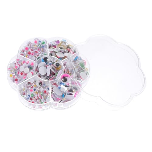 PERSELOSO 1 Schachtel Selbstklebende Bunte Augenaufkleber für Puppen DIY Basteln Kinderhandwerk Bewegliche Augenpasten Lustige Puppenaugen Aufnäher für Scrapbooking und DIY PERSELOSO 1 Schachtel Selbstklebende Bunte Augenaufkleber für Puppen DIY Basteln Kinderhandwerk Bewegliche Augenpasten Lustige Puppenaugen Aufnäher für Scrapbooking und DIY von PERSELOSO