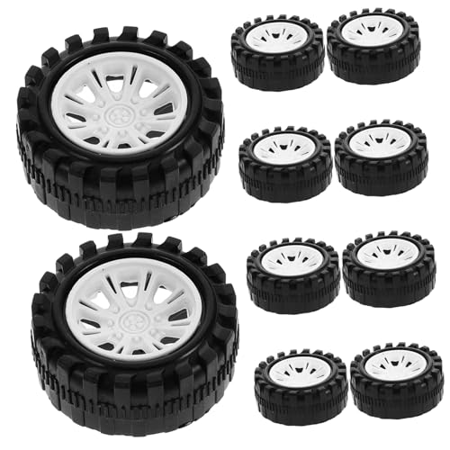PERSELOSO 10 Stück Teiliges DIY Spielzeugauto Reifen Ersatzteile Stabile Langlebige Gummireifen mit für Rc Autos Modellbau und Bastelprojekte Verbesserte Fahrkontrolle und Handling PERSELOSO 10 Stück Teiliges DIY Spielzeugauto Reifen Ersatzteile Stabile Langlebige Gummireifen mit für Rc Autos Modellbau und Bastelprojekte Verbesserte Fahrkontrolle und Handling von PERSELOSO