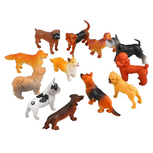 PERSELOSO 12 Stück Teiliges Miniatur Hundespielzeug aus Robustem Kunststoff Realistische Welpenfiguren für Miniaturgärten Tischdekoration für Hundeliebhaber und Sammler PERSELOSO 12 Stück Teiliges Miniatur Hundespielzeug aus Robustem Kunststoff Realistische Welpenfiguren für Miniaturgärten Tischdekoration für Hundeliebhaber und Sammler von PERSELOSO