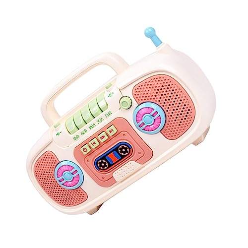 PERSELOSO 1Stk Geschichte Maschine Bildungsspielzeug Kette Brille Seil Desktop- -Sprungbrett Bausatz Kinderspielzeug Sound-Musik-Recorder- Plastik Weiß von PERSELOSO