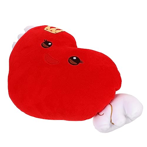 PERSELOSO 1pc Chic Herzform Engel Kissen Kissen Valentinstag Puppe Kissen von PERSELOSO