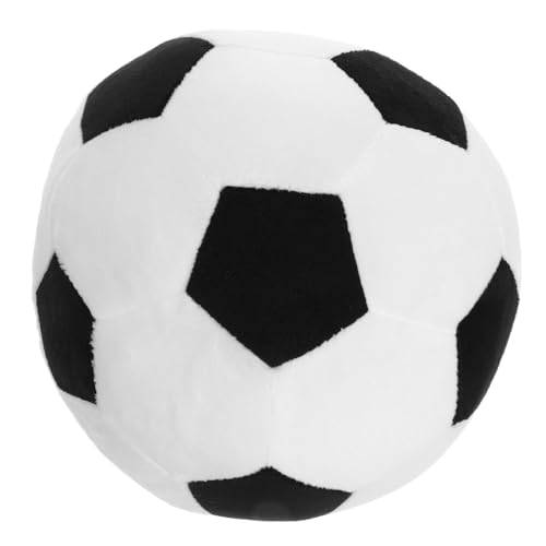 PERSELOSO 1stk Fußball Plüschtier Fußballspielzeug Ball-hundespielzeug Kreative Stoffpuppe Roboter Fußball-plüschtiere Ballspielzeug Für Hunde Fußballkissen Kuscheliges Kissenspielzeug Weiß von PERSELOSO