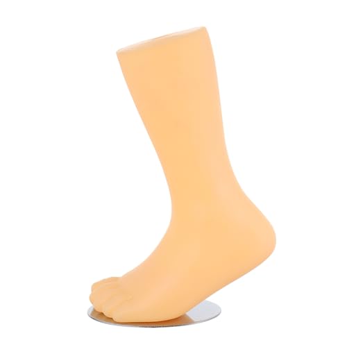 PERSELOSO 1stk Kinderfußmodell Schuhregal Socken Gestell Im Freien Nägel Sandale Schuhe Schuhaufbewahrung Sitz Stand Anzeige Kunststoff-fußformen Für Kleinkinder Magnet Beige von PERSELOSO