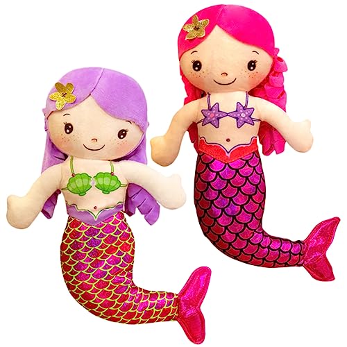 PERSELOSO 2Stücke Meerjungfrau Puppen Stoffspielzeug für Kleine Mädchen Cartoon Meerjungfrauen Kuscheldolls Rot und für Sofa Bett und Auto Perfektes für Freunde PERSELOSO 2Stücke Meerjungfrau Puppen Stoffspielzeug für Kleine Mädchen Cartoon Meerjungfrauen Kuscheldolls Rot und für Sofa Bett und Auto Perfektes für Freunde von PERSELOSO