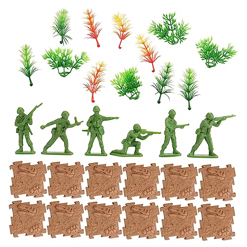 PERSELOSO 2sets Soldier Manual Assembly Model Kinder Plastikspielzeug Handiwork von PERSELOSO