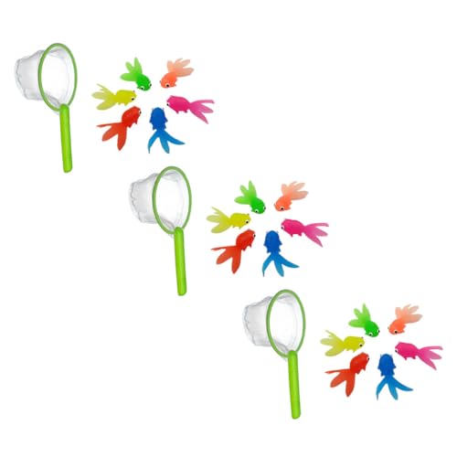 PERSELOSO 3 Sätze Lustige Badespielzeug Goldfisch Wasser mit Weichen Fischen und Netzen Farblich Gemischt Fördert Hand Auge Koordination und Farberkennung Beim Baden Zufällige Farbe PERSELOSO 3 Sätze Lustige Badespielzeug Goldfisch Wasser mit Weichen Fischen und Netzen Farblich Gemischt Fördert Hand Auge Koordination und Farberkennung Beim Baden Zufällige Farbe von PERSELOSO