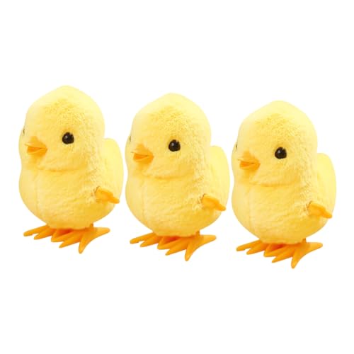 PERSELOSO 3 Stück Teiliges Aufziehspielzeug Plüschküken Wind Up für Geburtstag Mitgebsel Lustige Kuscheltiere für Jungen und Mädchen Langlebig und Wiederverwendbar PERSELOSO 3 Stück Teiliges Aufziehspielzeug Plüschküken Wind Up für Geburtstag Mitgebsel Lustige Kuscheltiere für Jungen und Mädchen Langlebig und Wiederverwendbar von PERSELOSO