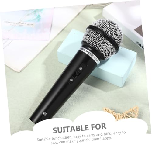 PERSELOSO 3 Stück Teiliges Mikrofon Realistische Bühnenattrappe Robustes Sicheres Material für Kostüm und Geburtstagsfeiern Kreatives Party Prop Modell Abgerundete Kanten PERSELOSO 3 Stück Teiliges Mikrofon Realistische Bühnenattrappe Robustes Sicheres Material für Kostüm und Geburtstagsfeiern Kreatives Party Prop Modell Abgerundete Kanten von PERSELOSO