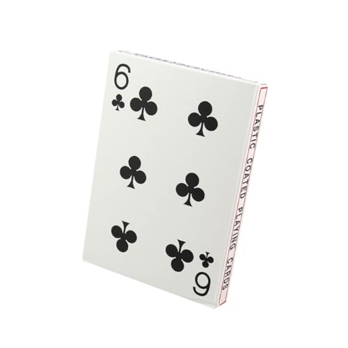 PERSELOSO 4 Kartenspiel große Spielkarten familienspiele Spielkarten-Set rechen kartenspiel настольные игры Card Game kreative Pokerkarten Pokerkarte aus Papier Brettspiel-Poker Weiß von PERSELOSO