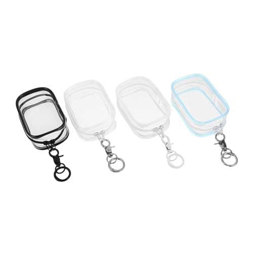 PERSELOSO 4 Stück Aufbewahrungstasche für Puppen Geldbörse mit Schlüsselanhänger Spielzeugshowtasche Stofftiertasche transparente Aufbewahrungstasche zum Aufhängen Klare Puppenvitrine PVC PERSELOSO 4 Stück Aufbewahrungstasche für Puppen Geldbörse mit Schlüsselanhänger Spielzeugshowtasche Stofftiertasche transparente Aufbewahrungstasche zum Aufhängen Klare Puppenvitrine PVC von PERSELOSO