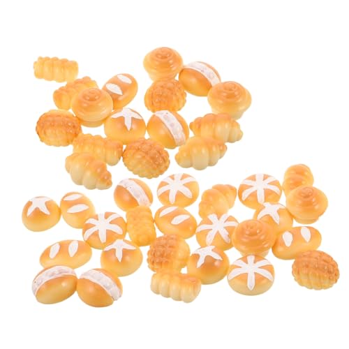 PERSELOSO 40 Stück Teiliges Mini Resin Food Realistische Simulation Künstliches Brot Miniatur Lifelike Faux Bread Puppenhaus Deko DIY Kreative Micro Landschaft Backzubehör PERSELOSO 40 Stück Teiliges Mini Resin Food Realistische Simulation Künstliches Brot Miniatur Lifelike Faux Bread Puppenhaus Deko DIY Kreative Micro Landschaft Backzubehör von PERSELOSO