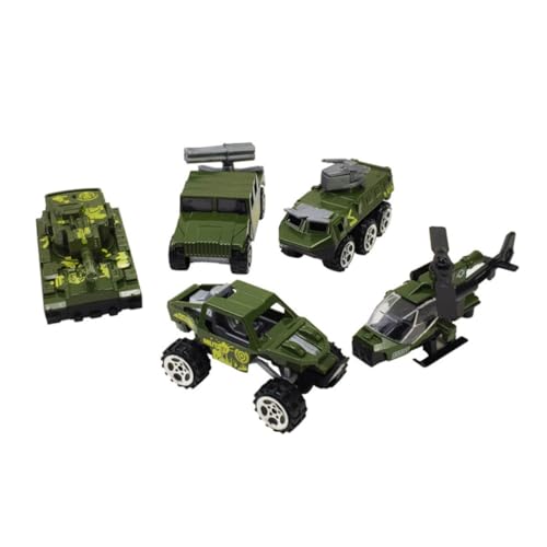 PERSELOSO 5 Stück Mini-Auto- hühner kinderknallzeug einsatzfahrzeuge Toy Cars Auto Fahrzeuge Spielzeugauto lustiges Autospielzeug Green von PERSELOSO