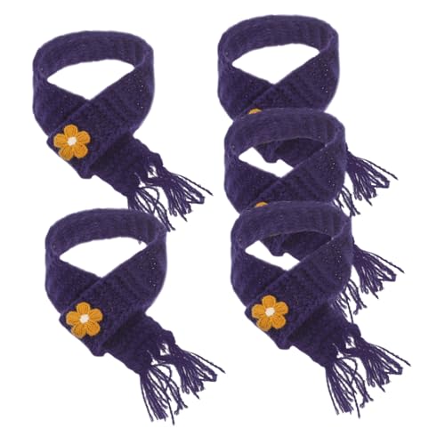 PERSELOSO 5 Stück Teiliges Mini Puppenschal aus Weichem Wollgarn Verstellbar Dekoratives Strickhalstuch in Elegantem Vielseitiges DIY Accessoire für Puppen und Kleine Dekorationen PERSELOSO 5 Stück Teiliges Mini Puppenschal aus Weichem Wollgarn Verstellbar Dekoratives Strickhalstuch in Elegantem Vielseitiges DIY Accessoire für Puppen und Kleine Dekorationen von PERSELOSO