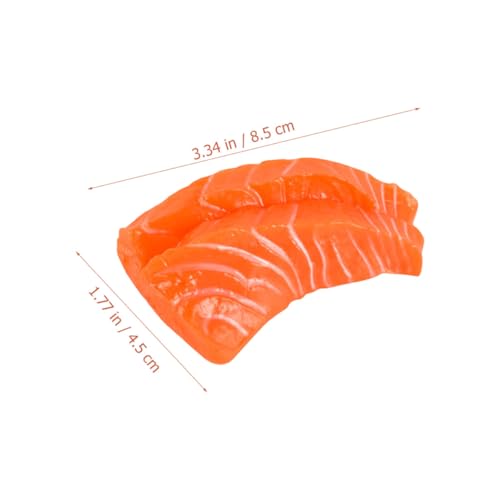 PERSELOSO 6 Stück Teiliges Realistische Lachsfilet Modelle aus Langlebigem PVC Naturgetreue Simulation Vielseitig als Dekoration Fotorequisiten für Küchen Heimdekor PERSELOSO 6 Stück Teiliges Realistische Lachsfilet Modelle aus Langlebigem PVC Naturgetreue Simulation Vielseitig als Dekoration Fotorequisiten für Küchen Heimdekor von PERSELOSO