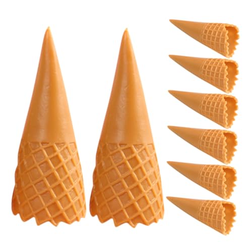 PERSELOSO 8 Stück Teiliges Mini Eiscreme Eistüten Modell aus Stabilem PVC Realistische Eiswaffel Attrappen für Ladendekoration DIY Haarclip und Fotogestaltung Langlebig und Einfach zu PERSELOSO 8 Stück Teiliges Mini Eiscreme Eistüten Modell aus Stabilem PVC Realistische Eiswaffel Attrappen für Ladendekoration DIY Haarclip und Fotogestaltung Langlebig und Einfach zu von PERSELOSO