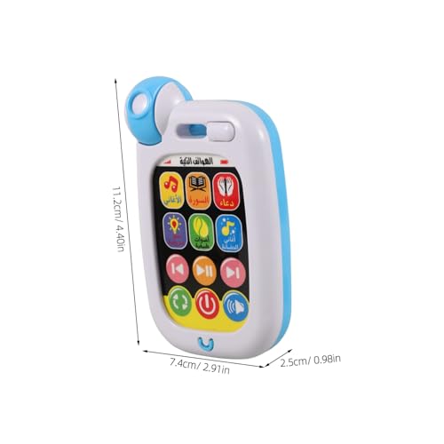 PERSELOSO Arabisches Lernspielzeug Babyspieltelefon mit Pädagogischem Design Leichtes Spieltelefon für Kleinkinder Tragbares Lernhandy für Frühe Sprachentwicklung und Spielerisches Lernen PERSELOSO Arabisches Lernspielzeug Babyspieltelefon mit Pädagogischem Design Leichtes Spieltelefon für Kleinkinder Tragbares Lernhandy für Frühe Sprachentwicklung und Spielerisches Lernen von PERSELOSO
