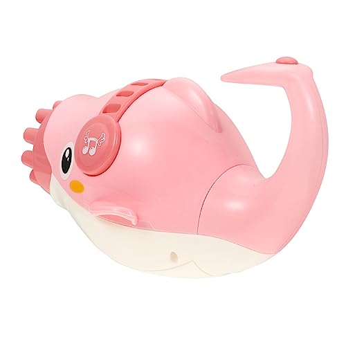 PERSELOSO Dolphin Blasen Maschine Outdoor draußen Cartoon Bubble Maker Bubble Machine for Playtime Kinderblase Cartoon-Blasengebläse Plastik Rosa von PERSELOSO