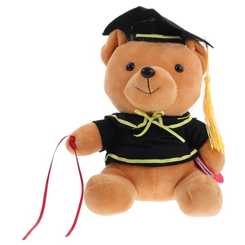 PERSELOSO Dr Bear Doll Süßer Bärenstrauß Bärenpuppenstrauß Abschlussfeier Bärenstrauß Künstliche Blumen Mit Bärenabschluss Künstlicher Blumenstrauß Absolventenbär Pp Baumwolle von PERSELOSO