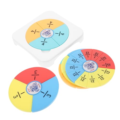 PERSELOSO Educational Fraction Puzzle Farbige Bruchkreise für Grundschule Vielseitiges Lernspielzeug zur Visualisierung von Brüchen für Bruchrechnen Multiplikation und Zufällige Farbe PERSELOSO Educational Fraction Puzzle Farbige Bruchkreise für Grundschule Vielseitiges Lernspielzeug zur Visualisierung von Brüchen für Bruchrechnen Multiplikation und Zufällige Farbe von PERSELOSO