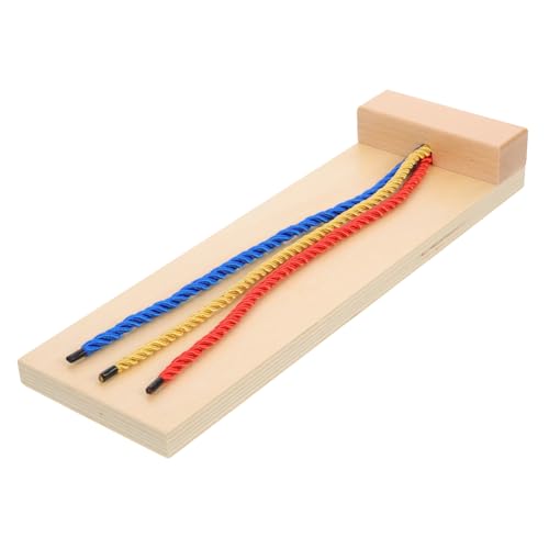 PERSELOSO Holzspielzeug zum Flechten von Haaren für Pädagogisches Lernspielzeug aus Natürlichem Holz mit Nylon Sicher und Geruchsneutral Abgerundete Kanten Fördert Motorische Fähigkeiten PERSELOSO Holzspielzeug zum Flechten von Haaren für Pädagogisches Lernspielzeug aus Natürlichem Holz mit Nylon Sicher und Geruchsneutral Abgerundete Kanten Fördert Motorische Fähigkeiten von PERSELOSO