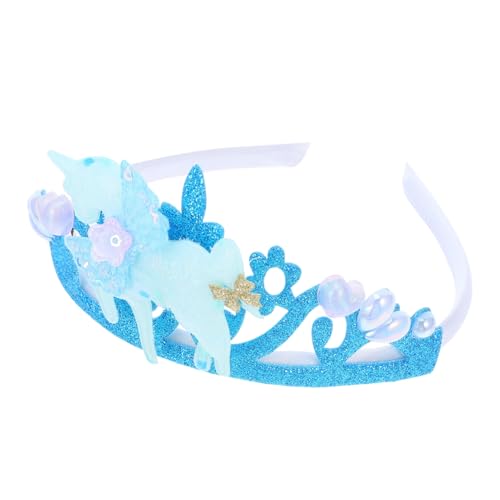 PERSELOSO Krone Haarreif Einhorn Design Leichtes Stirnband für Mädchen Party Cosplay Geburtstagsfeier Zubehör PERSELOSO Krone Haarreif Einhorn Design Leichtes Stirnband für Mädchen Party Cosplay Geburtstagsfeier Zubehör von PERSELOSO