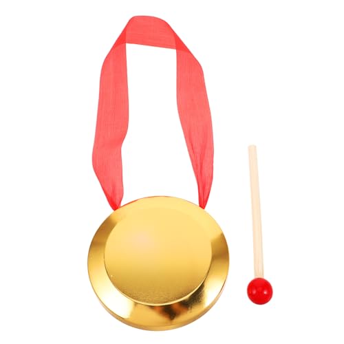 PERSELOSO Kupfer Gong mit Schlägel und Band Handliches Schlaginstrument für Musikeinsteiger Sicher und Kindgerecht für Events und Musikalische Früherziehung PERSELOSO Kupfer Gong mit Schlägel und Band Handliches Schlaginstrument für Musikeinsteiger Sicher und Kindgerecht für Events und Musikalische Früherziehung von PERSELOSO