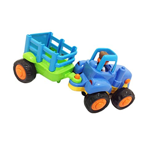 PERSELOSO Lernspielzeug für kindertraktoren Tractor for tretttraktor Spielzeugfahrzeug Toys Cars Toy car Kid Toys spielzeugbagger Auto kinderspielzeug Blue von PERSELOSO